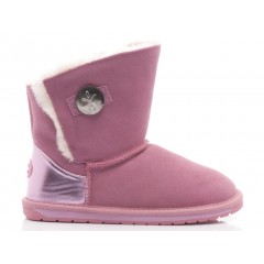 EMU Children's Ankle Boots Denman Kids Suede Pink