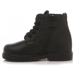 Be Kool Girl's Ankle Boots Black Leather