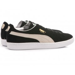 Puma Sneakers Donna Classic Black-White Suede 352634-03