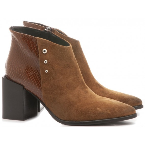Laura Bellariva Women's Ankle Boots Brown 4120B-55
