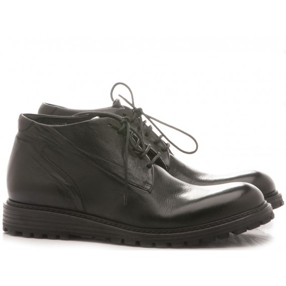 Hundred/100 Men's Ankle Boots Leather Black M552-04