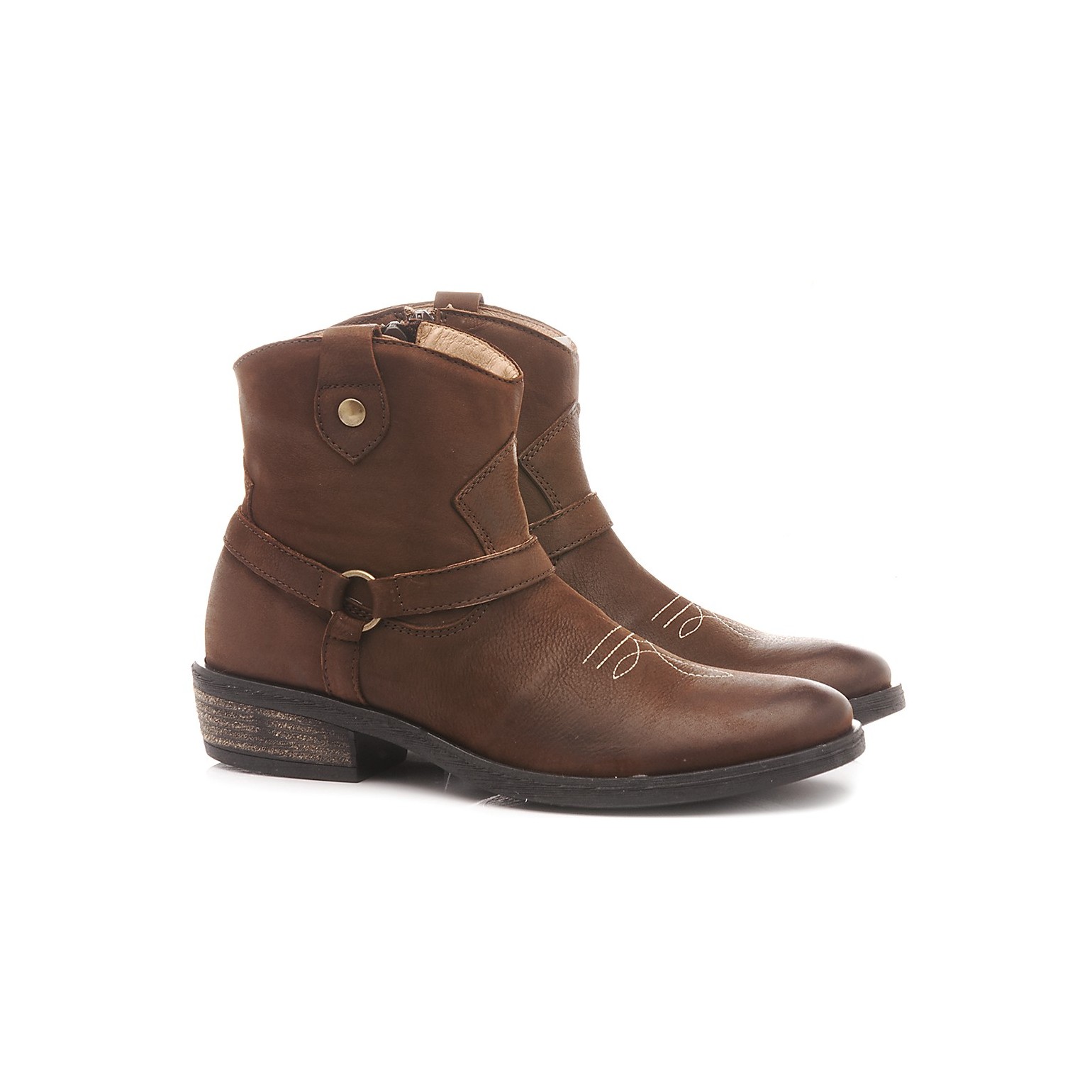 Samuel Children's Ankle Boots Leather IS414-B
