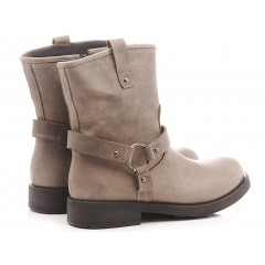 Chiara Luciani Children's Ankle Boots Leather 1917 Taupe