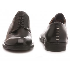 A.S. 98 Men's Shoes Leather Black 490101