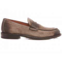 Rossi Men's Shoes Loafers Silverstone Bisonte 7631FI