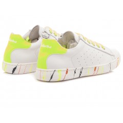 Naturino  Children's Shoes Sneakers Leather White-Multicolor
