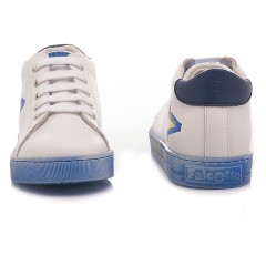 Falcotto Children's Shoes Sneakers Nedo White- Light  Blue