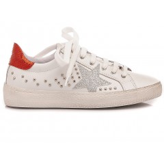 Ciao Children's Sneakers Leather White-Red C3911