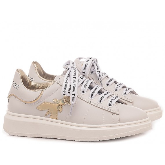 Patrizia Pepe Children's Shoes Sneakers PPJ15.27 White -Platinum