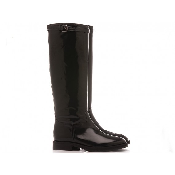 Angelo Bervicato Women's Boots Leather Black B4258