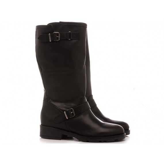 Giacko Women's Boots Leather Black B39L