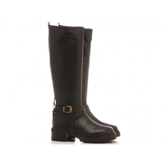 Angelo Bervicato Women's Boots Leather Black B4310