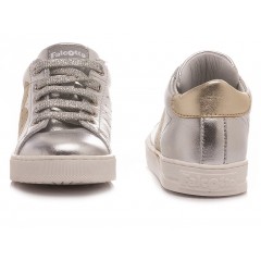 Falcotto Children's Shoes Sneakers Heart Silver