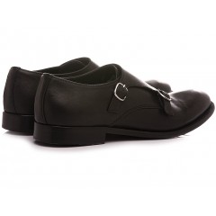 Pawelk's Men's Classic Shoes Leather Black 20029