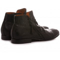 Pawelk's Men's Ankle Boots Leather Black 21103