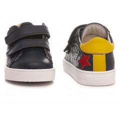 Falcotto Children's Shoes Sneakers Levola Navy-Yellow