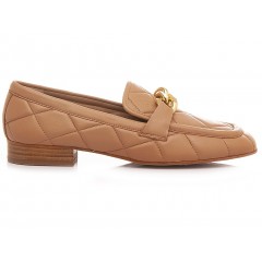 Maison Rarò Women's Shoes Loafers Leather Nude Angie-C