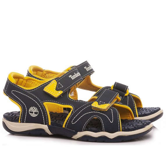 Timberland Children's Sandals TB02474A 484 Navy-Yellow