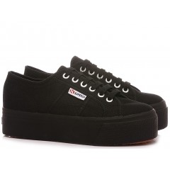 Superga Women's Sneakers 2790 COTW Linea UP And Down Black