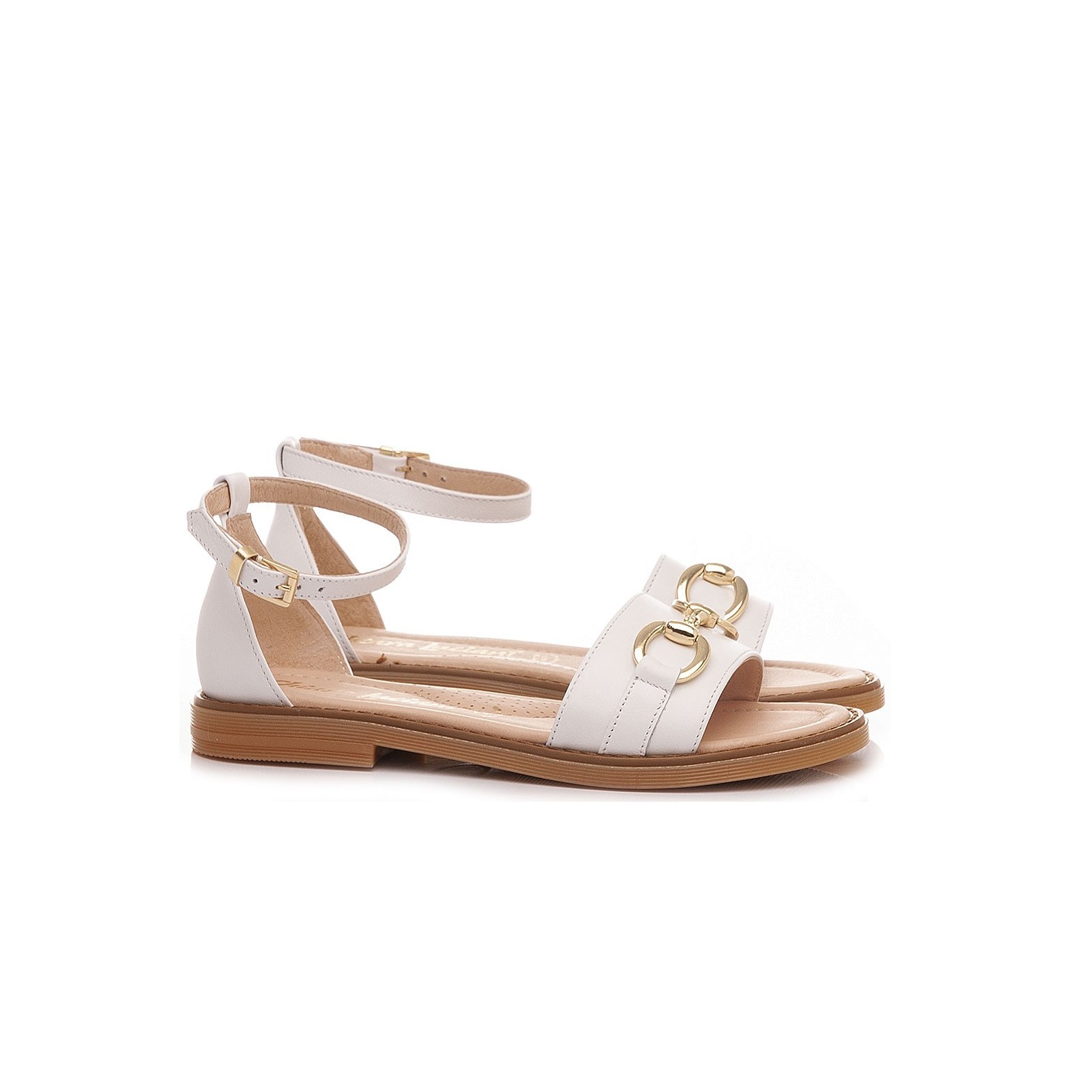 Chiara Luciani Girl's Sandals E21-56 White