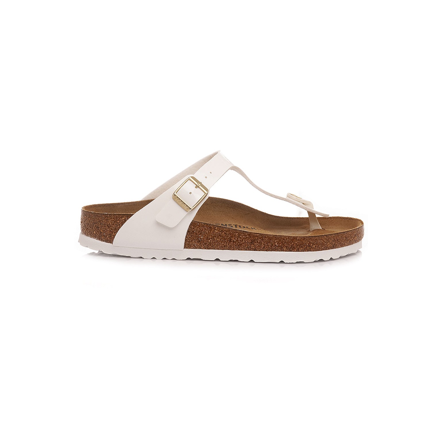 Birkenstock Ciabatte Donna Gizeh BS Patent White 1005299